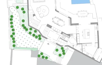 Plan d'aménagements paysagers à Nice