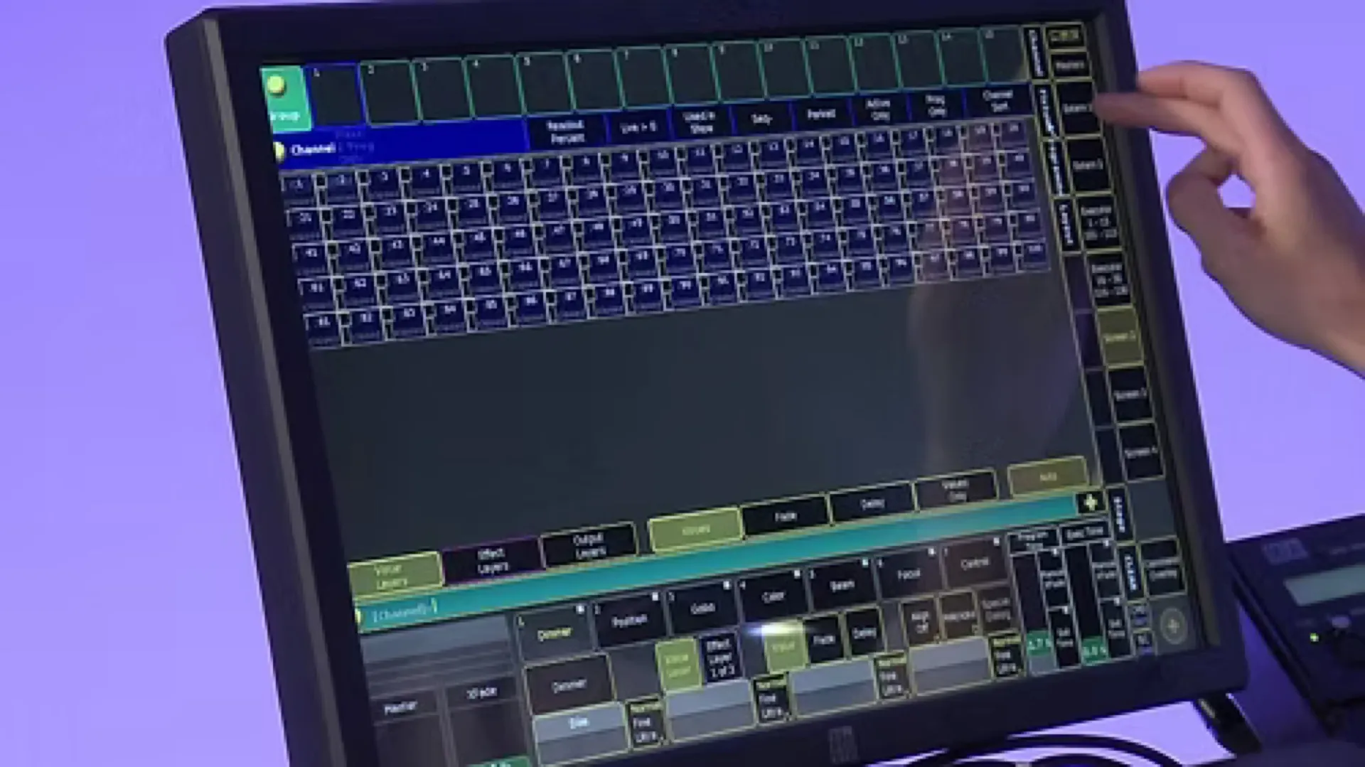 CONTROLEUR LUMIERE DMX GRANDMAONPC WING + PC TACTILE