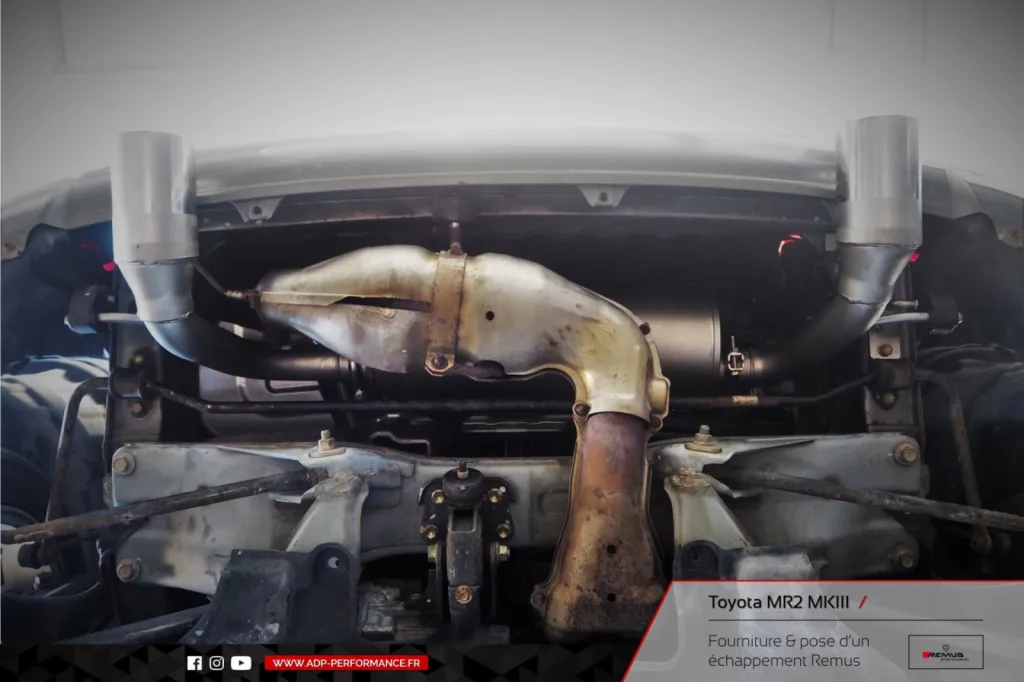 Ligne d'échappement Remus Toyota MR2 MK3 Avignon - ADP Performance