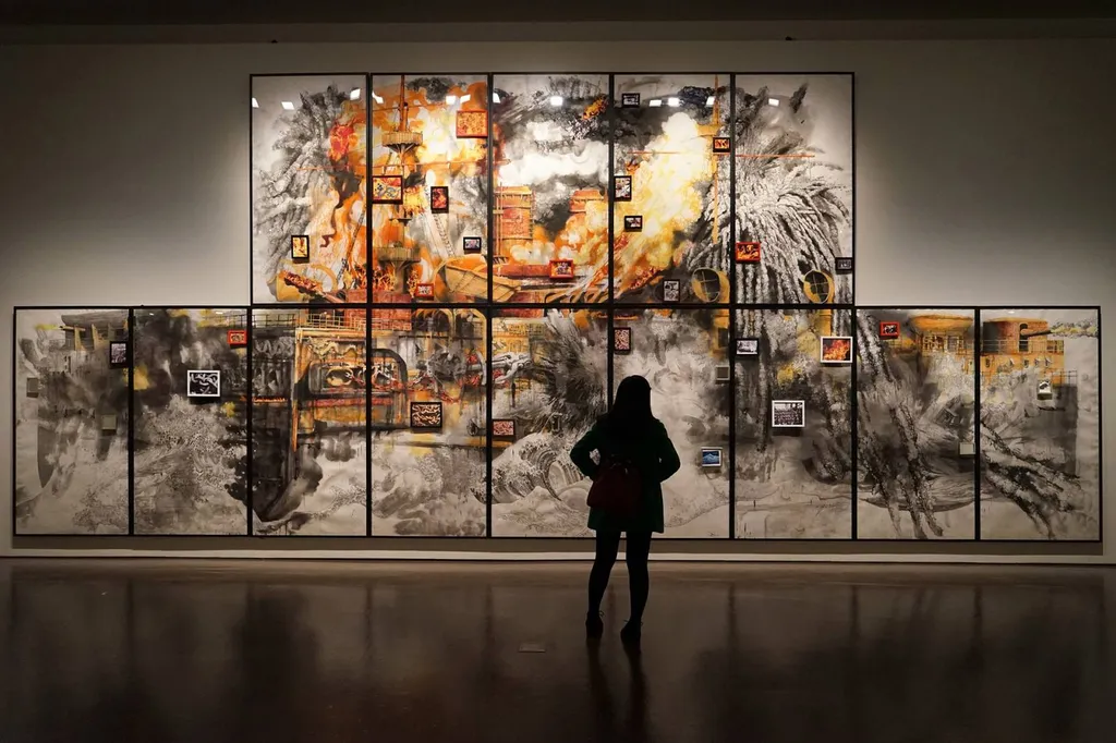 Transport urgent des tableaux pour une exposition 