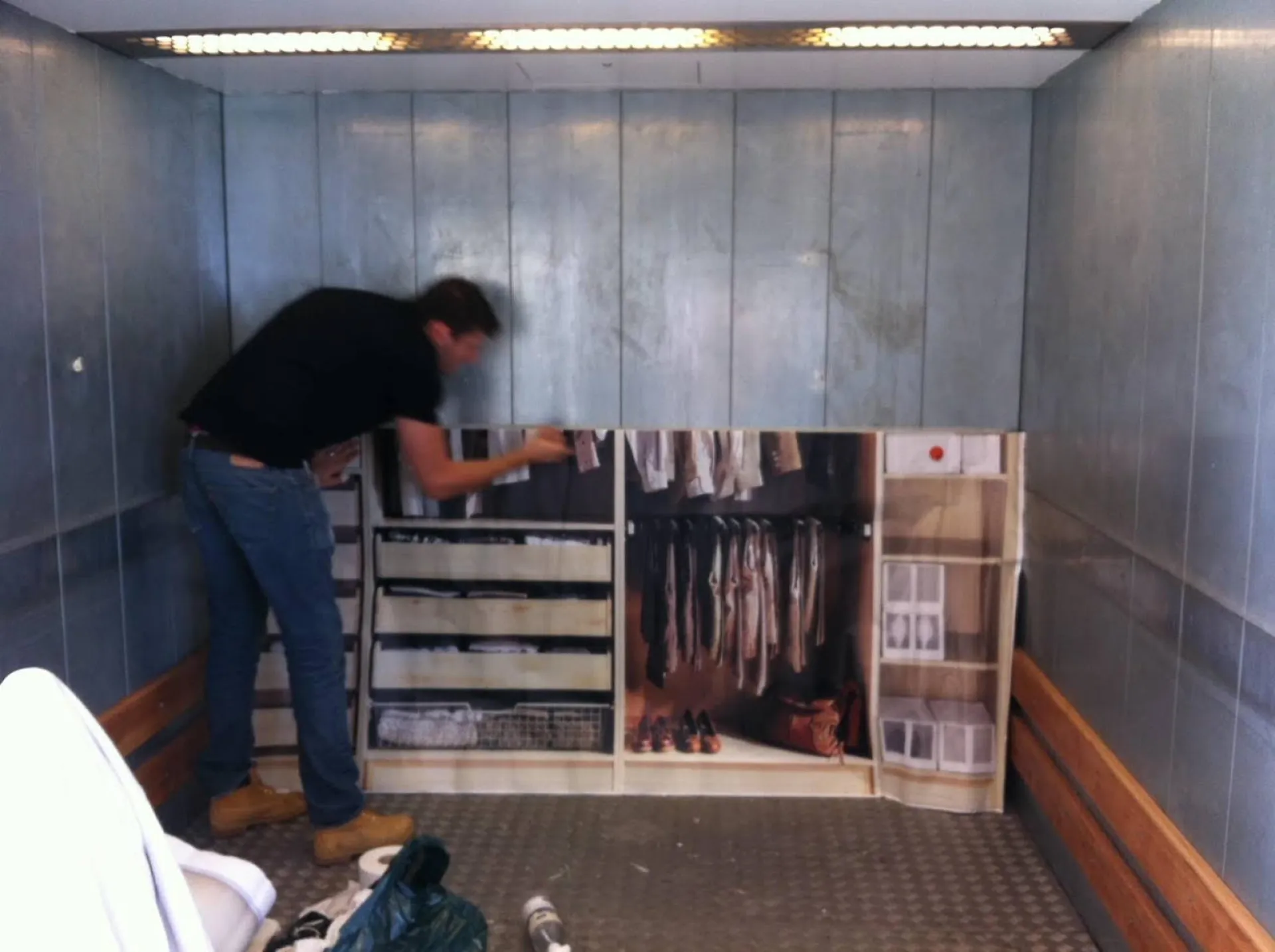 Réalisation d'un trompe œil pour commerce Toulouse