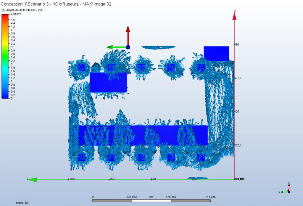 Etude CFD d'une salle serveurs
