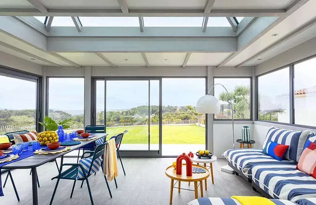 Véranda toit plat sur mesure fabrication française 