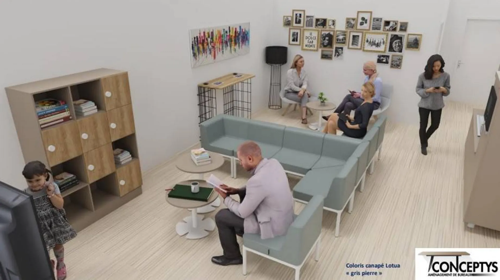 Aménagement avec Assises Lotua de Sokoa Alès Occitanie.