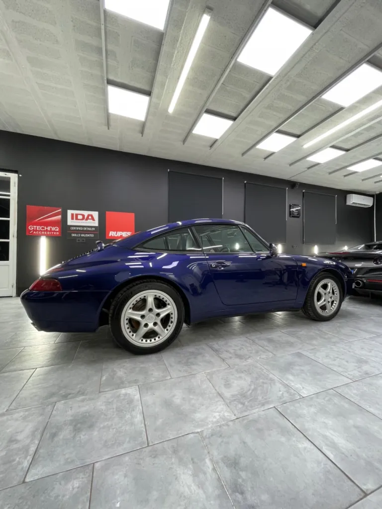 Polissage Carrosserie Porsche 993 Targa à Nice