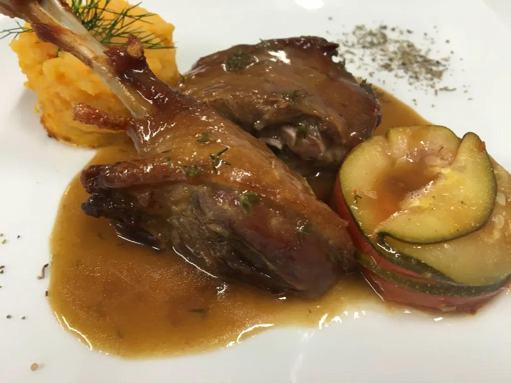 Menus pour les repas des anciens