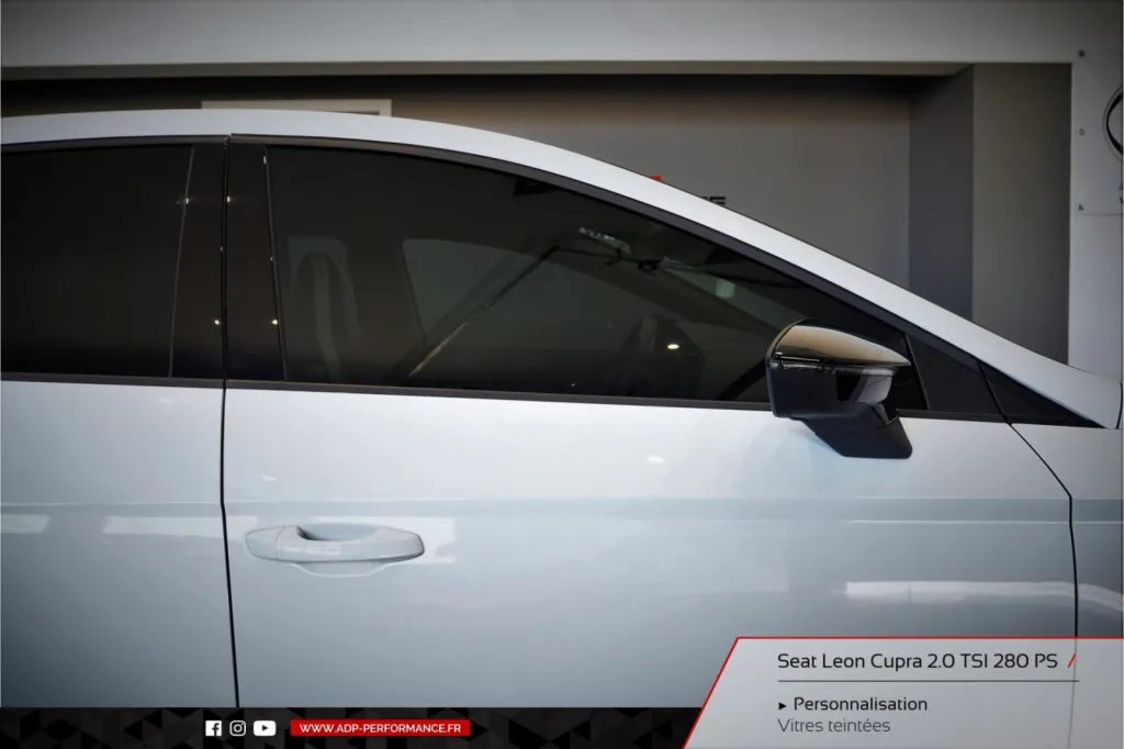 Reprogrammation moteur vitres teintées Seat Leon Cupra 2.0 TFSI 280cv - ADP Performance