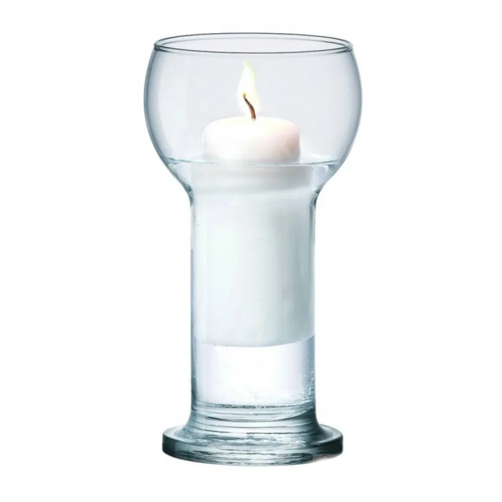 PHOTOPHORE EN VERRE MODERNE POUR MARIAGE