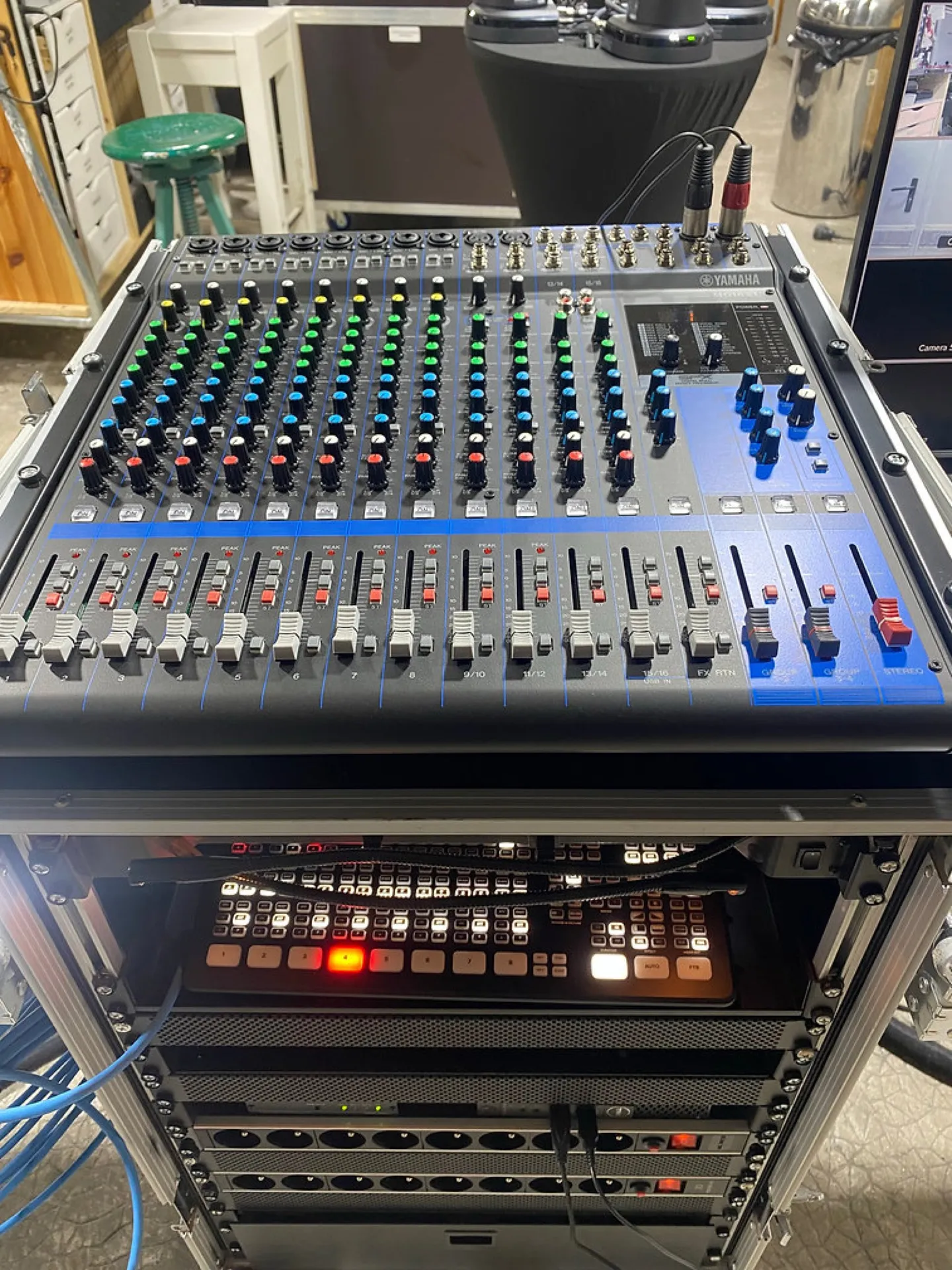 RACK REGIE AUDIO VIDEO CAPTATION STREAM
