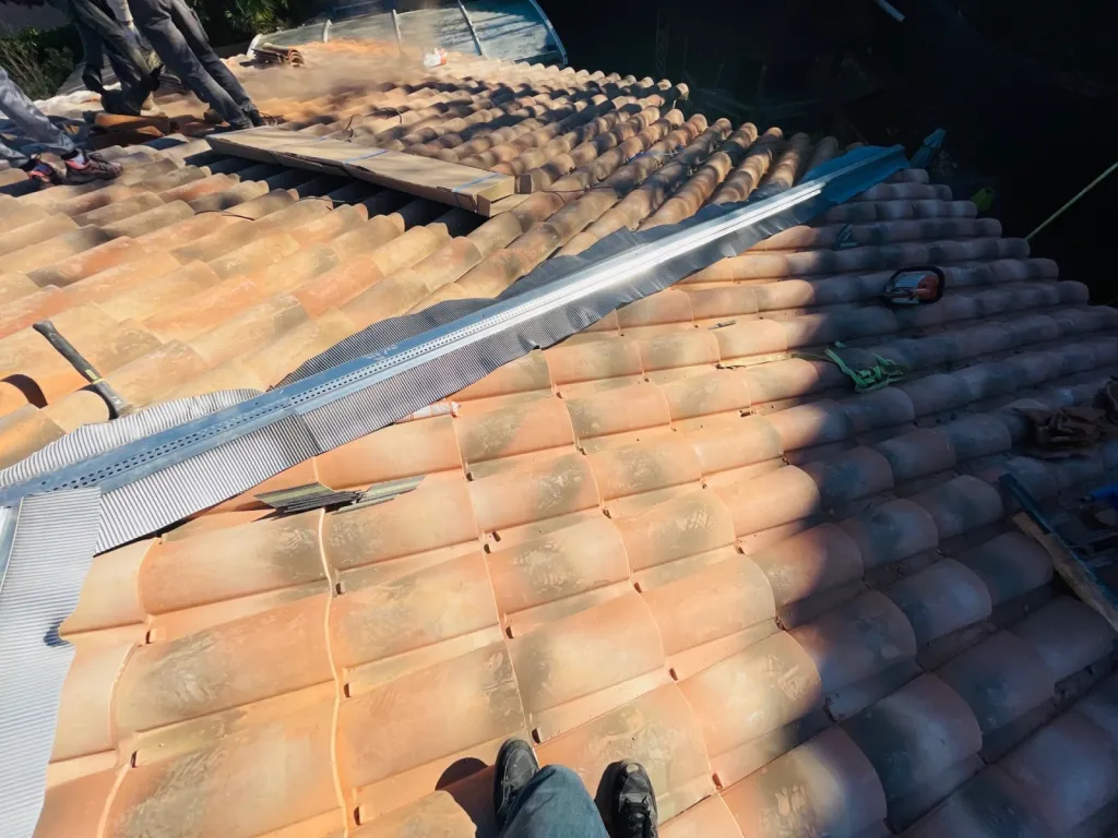 Réfection d’une toiture de maison sur Gardanne près de Aix en Provence