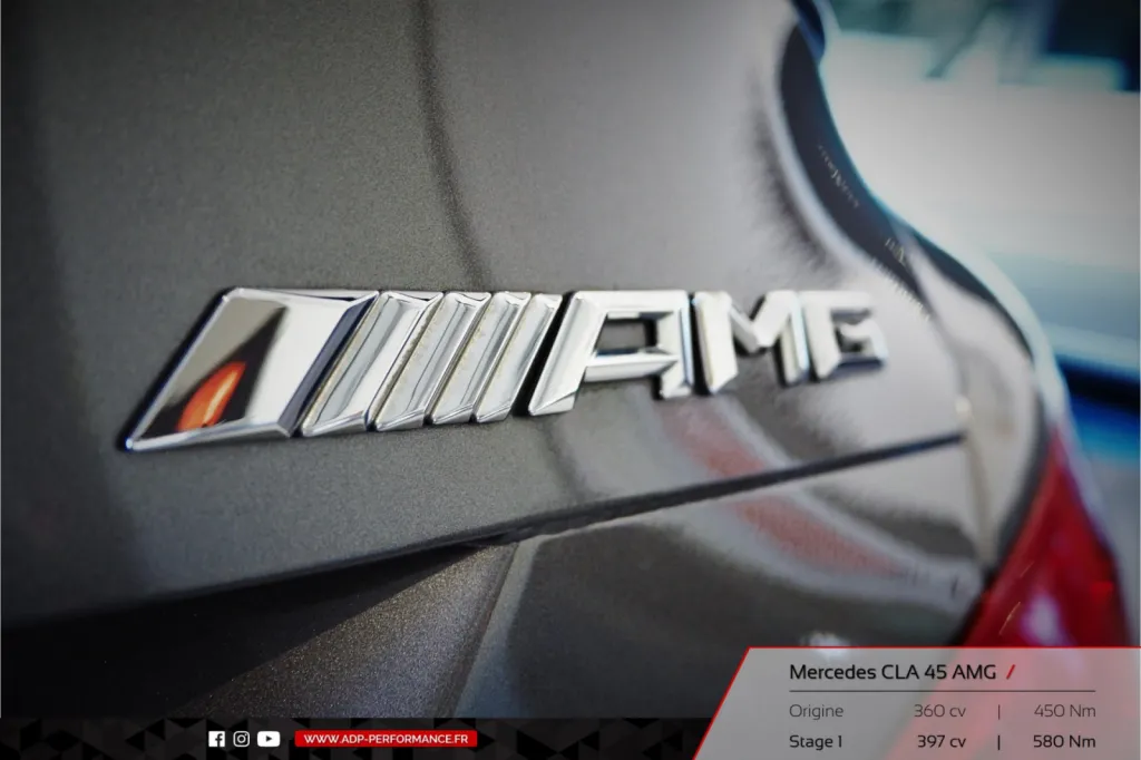 Reprogrammation moteur Aix en Provence - Mercedes CLA 45 AMG 360cv - ADP Performance