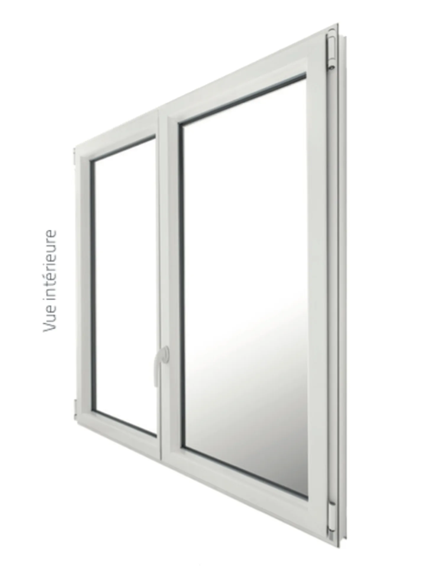 Fenetre alu vue de l'intérieure à plan de campagne