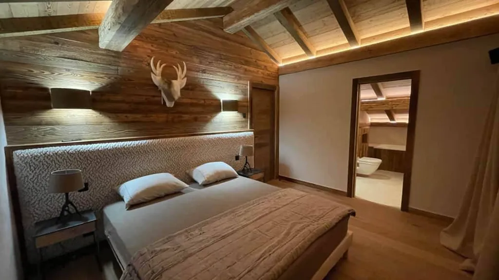 Réalisation de rideaux sur-mesure pour chalet de montagne à Megève