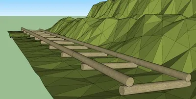 Etude de réalisation pour soutènement en bois à Nice