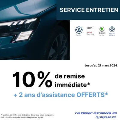 Offre service entretien Volkswagen, Audi, Skoda et Volkswagen Utilitaire