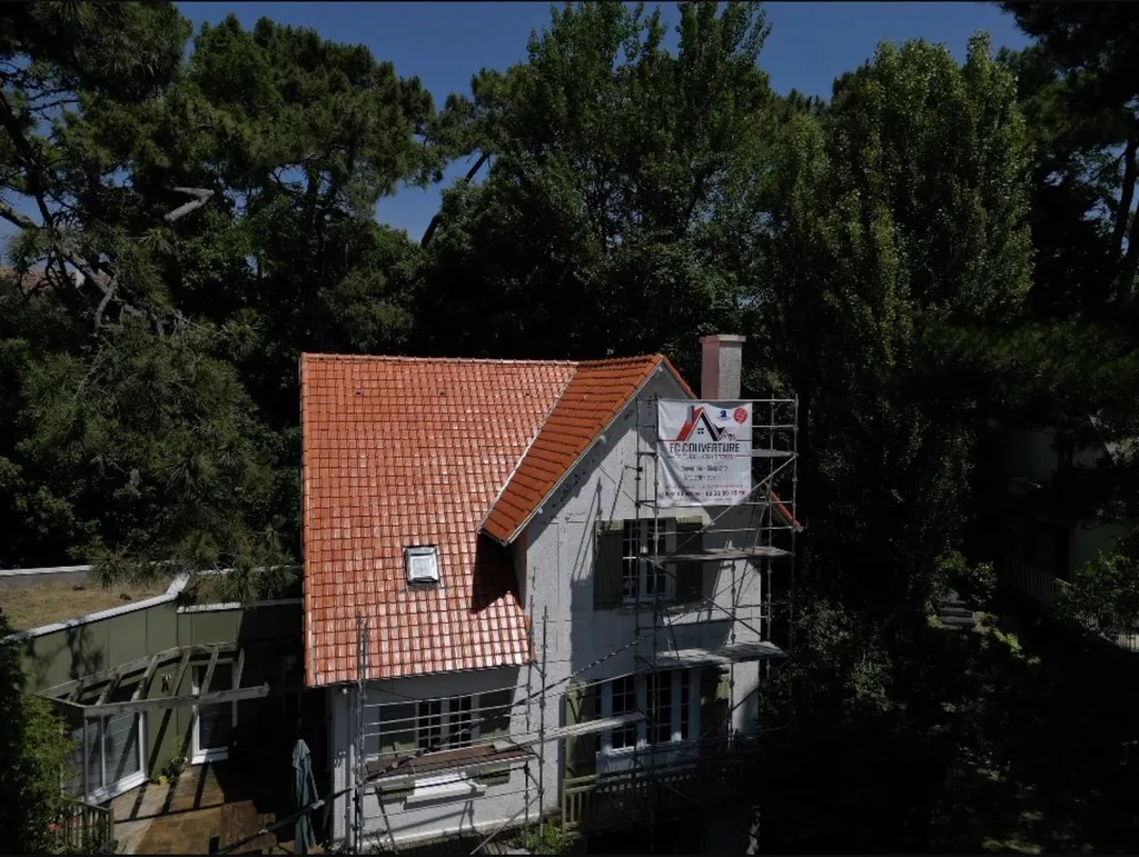 Prestation terminée après l'application de la résine hydrofuge