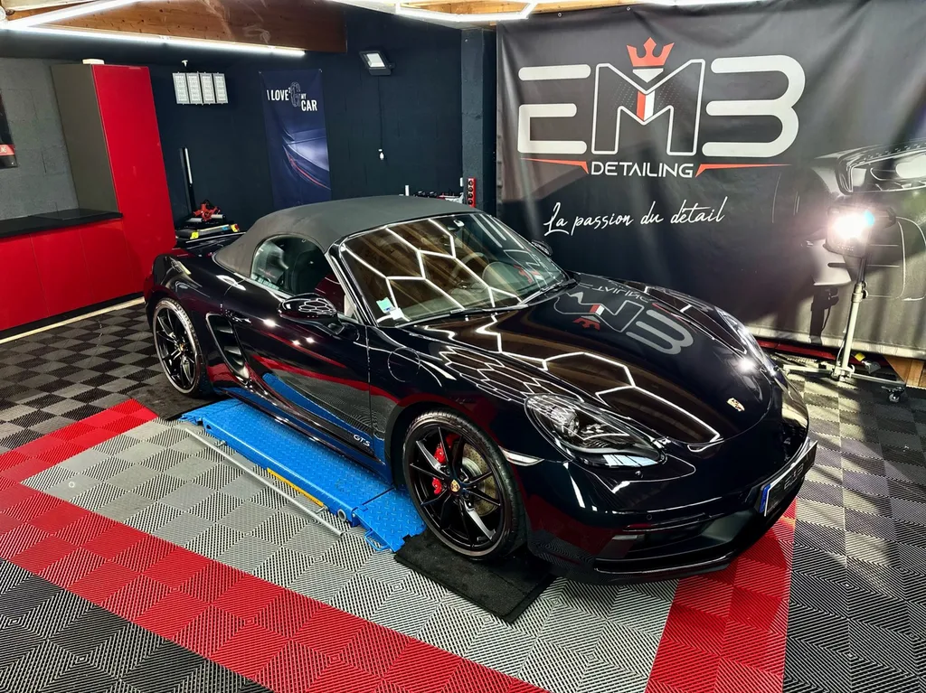 DETAILING Lyon protection carrosserie traitement céramique Porsche Boxster 718 GTS
