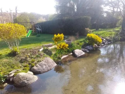 Création d’un soutènement en bord de rivière avec aménagement paysager à Cély-en-Bière