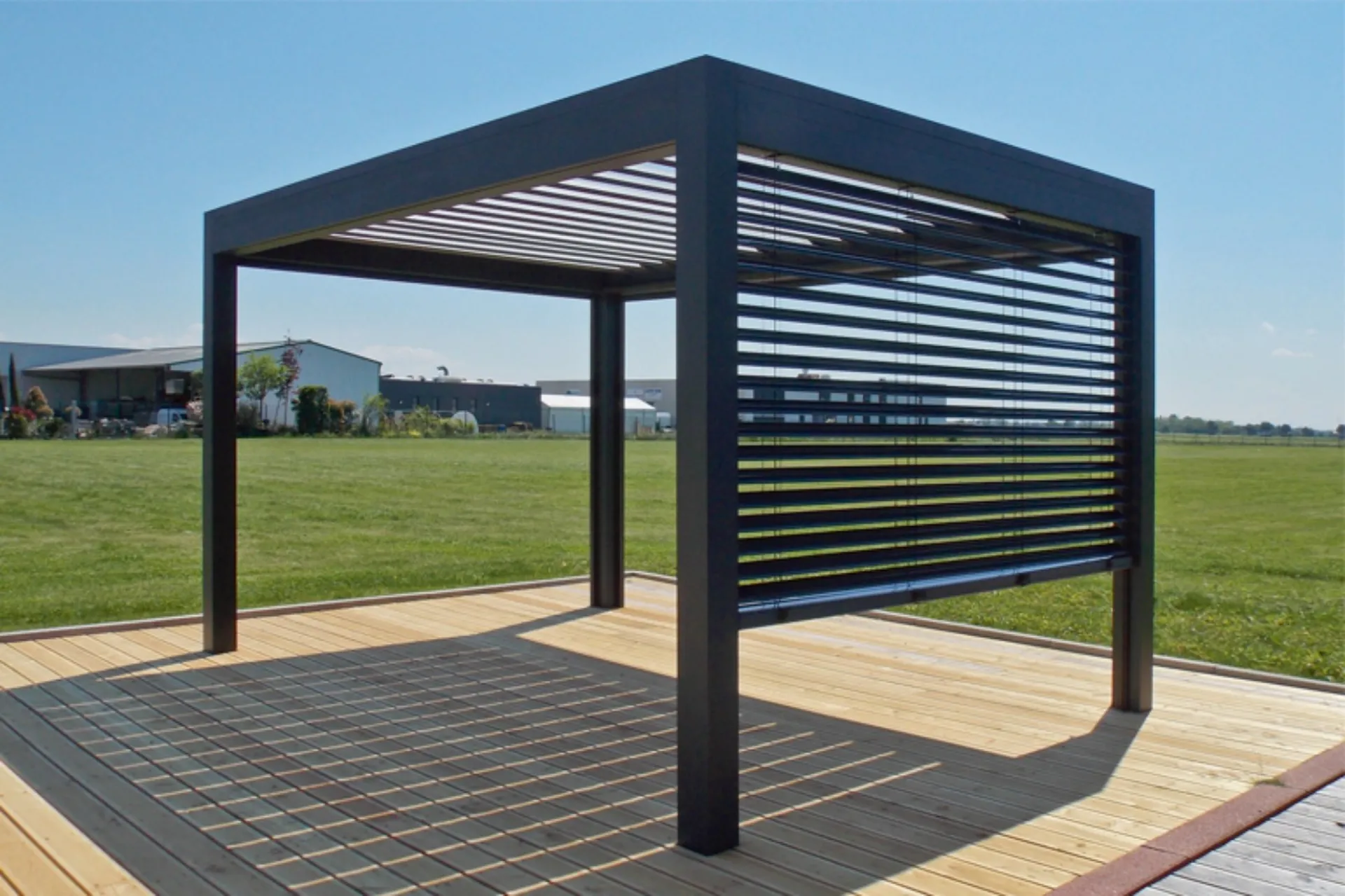 Pergolas OPEN en aluminium pose possible sur la côte bleu