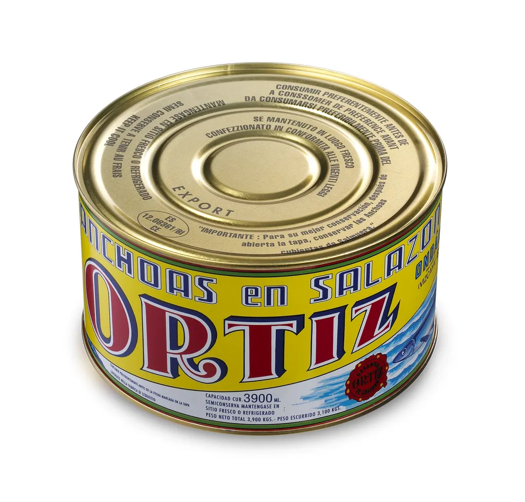 072- Anchois au sel, boîte métal 4kg (Restauration)