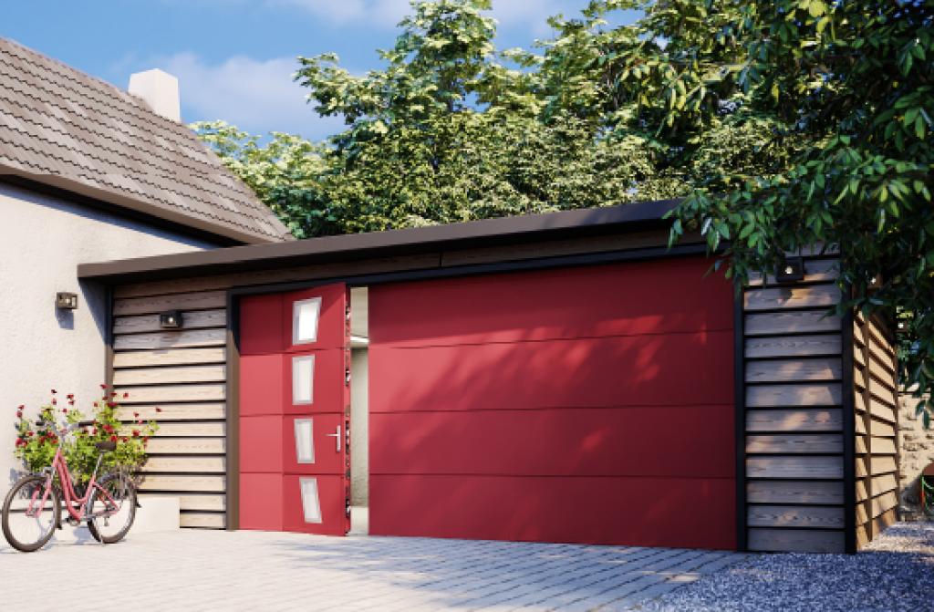 Porte de garage sectionnelle plafond