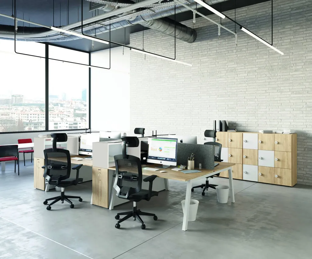 Bureaux de la gamme Partage du fabricant français Buronomic à Montpellier dans l'Hérault