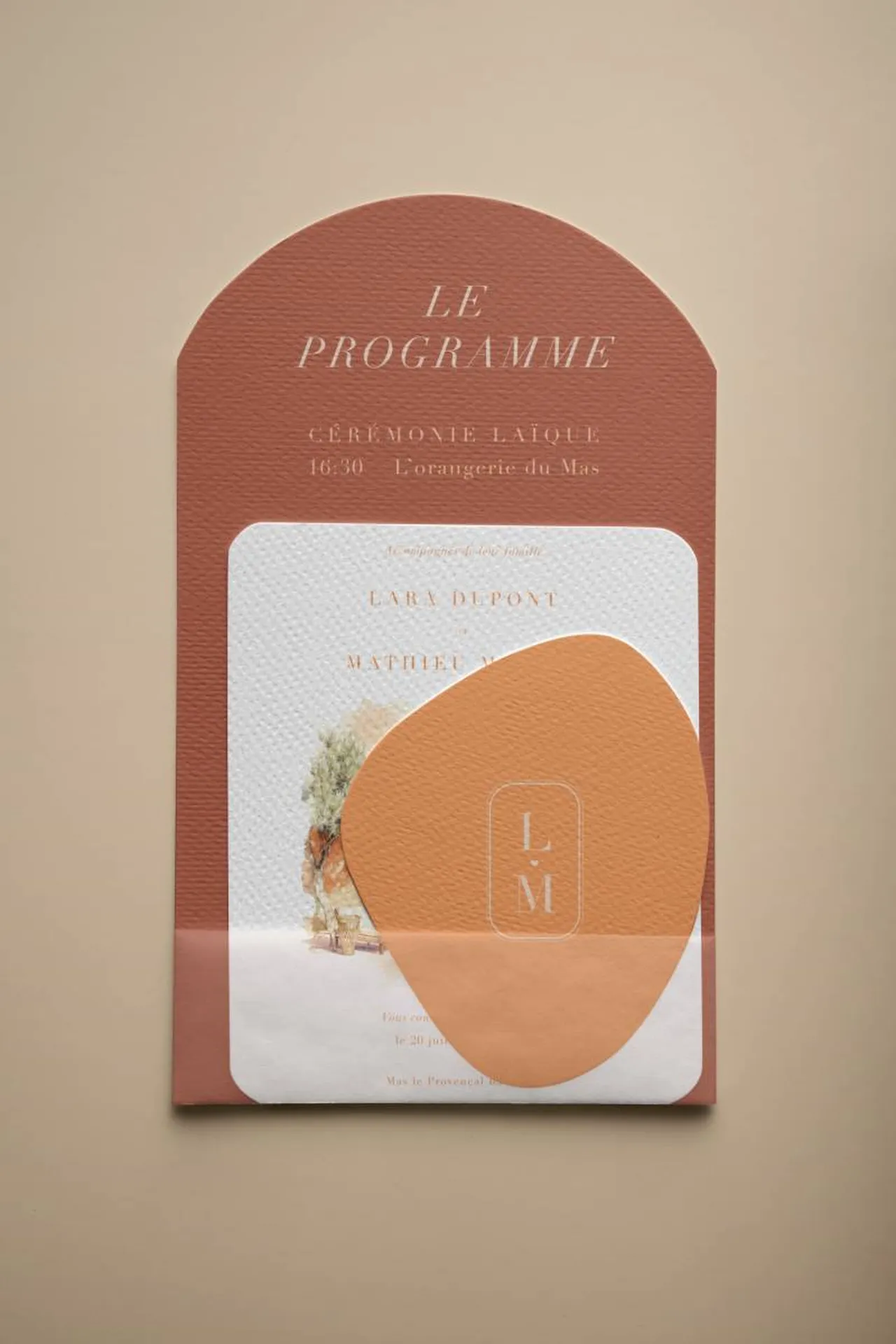 faire part avec ensemble terracotta à marseille 