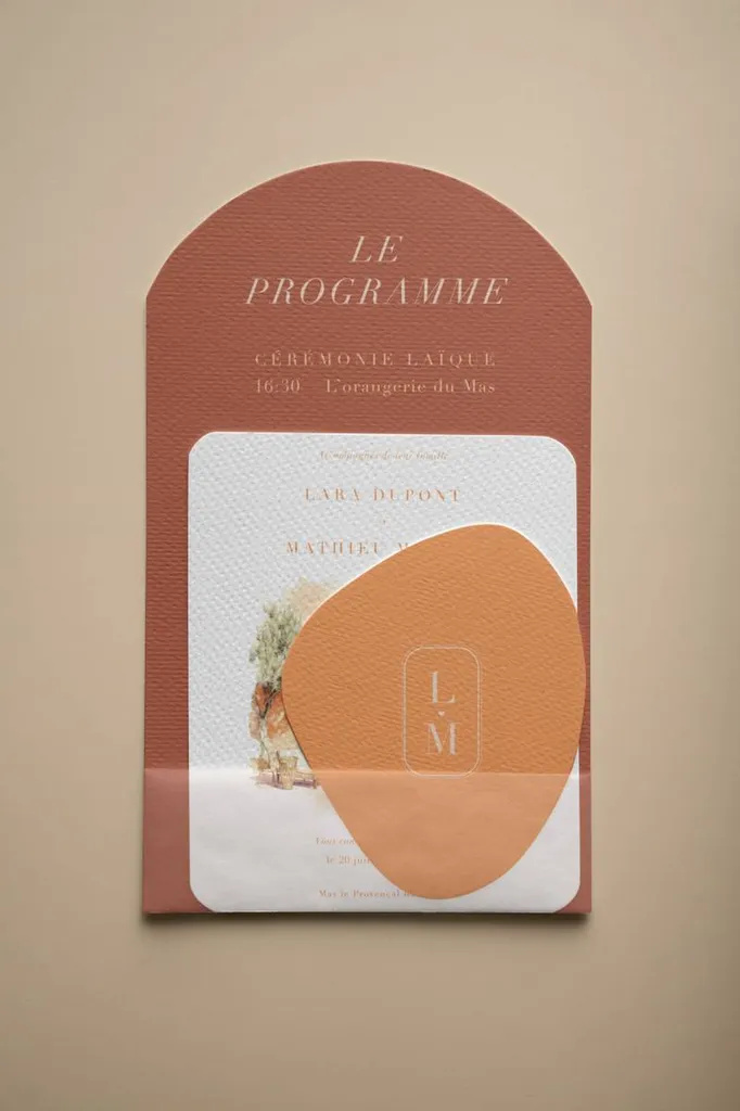 faire part avec ensemble terracotta à marseille 