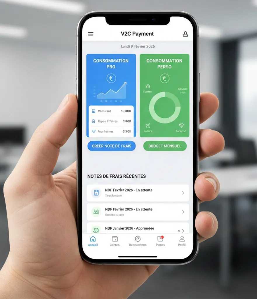 En Gironde, à Bordeaux, Villenave d’Ornon, Talence. on vous accompagnent dans la gestion de la consommation pro/perso & Notes de Frais