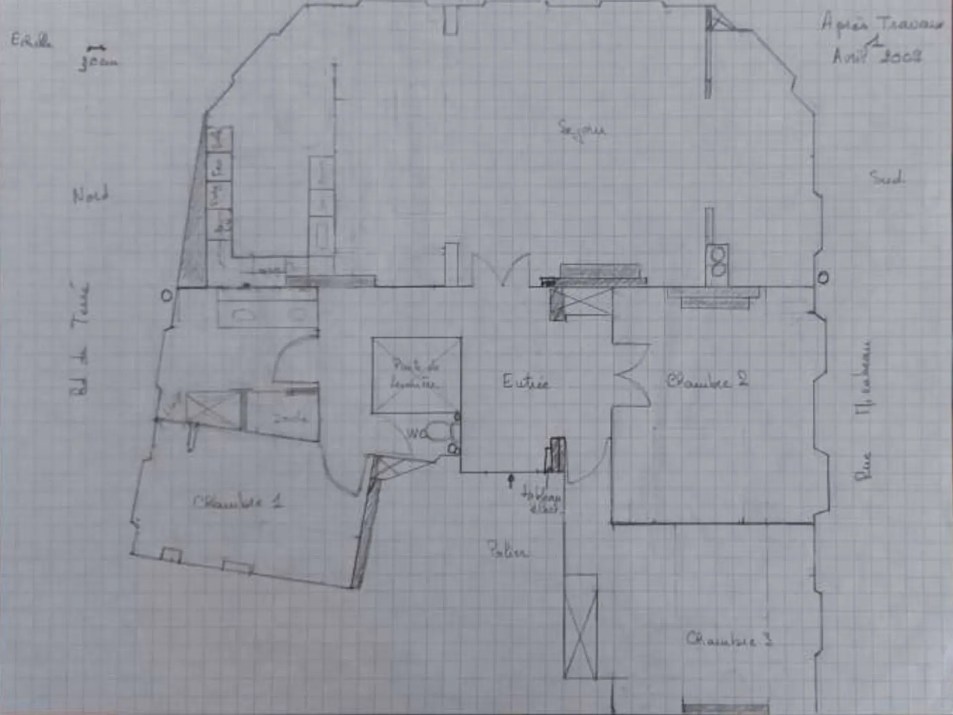 Plan de rénovation d'un appartement pour petit budget à Carqueiranne dans le Var