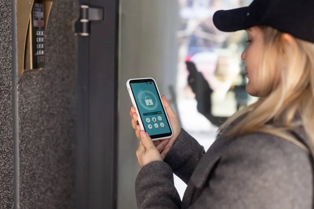 Accès serrure connectée par mobile