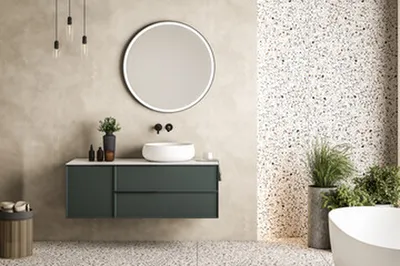 matériaux adaptés à une pièce d'eau comme la salle de bain 