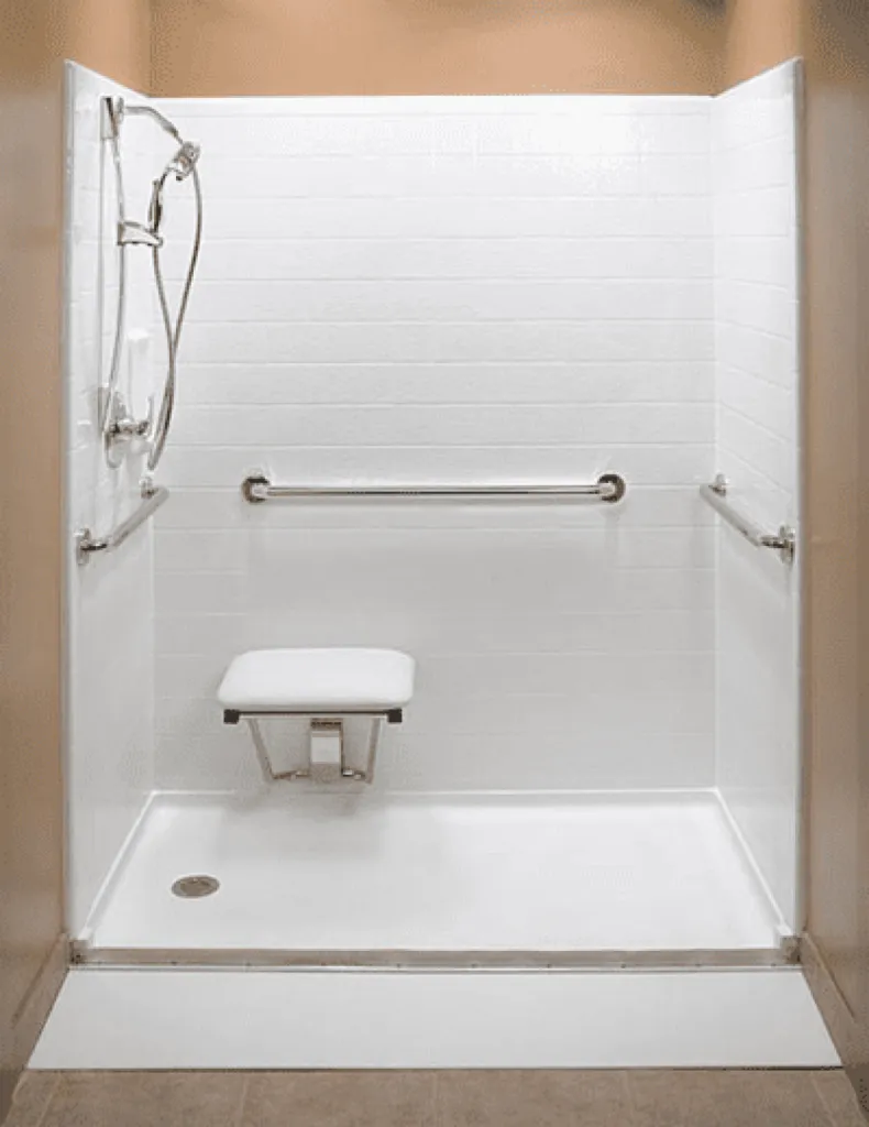Remplacer baignoire par douche personne âgée prix