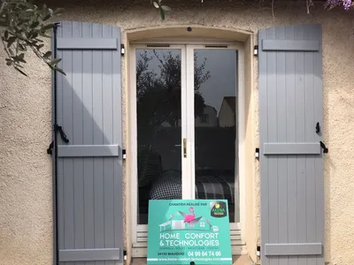 Installation de volets en composite près de Montpellier sur la commune de Mauguio dans l'Hérault