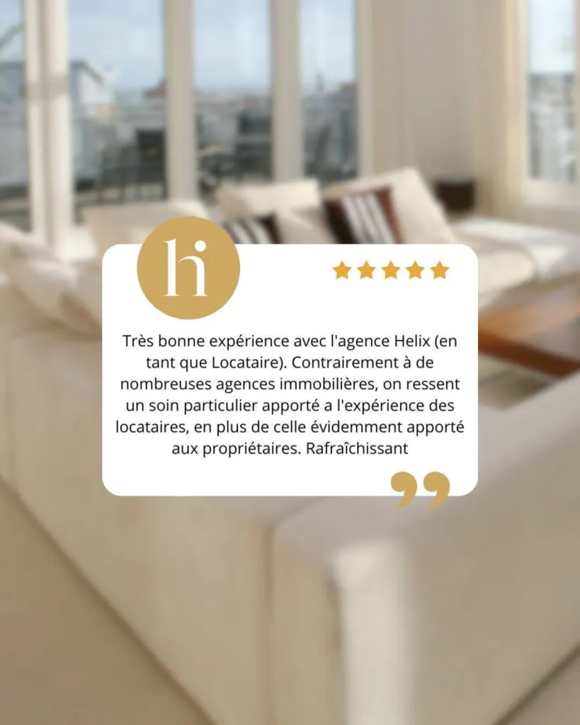 Avis Locataire Helix Immobilier
