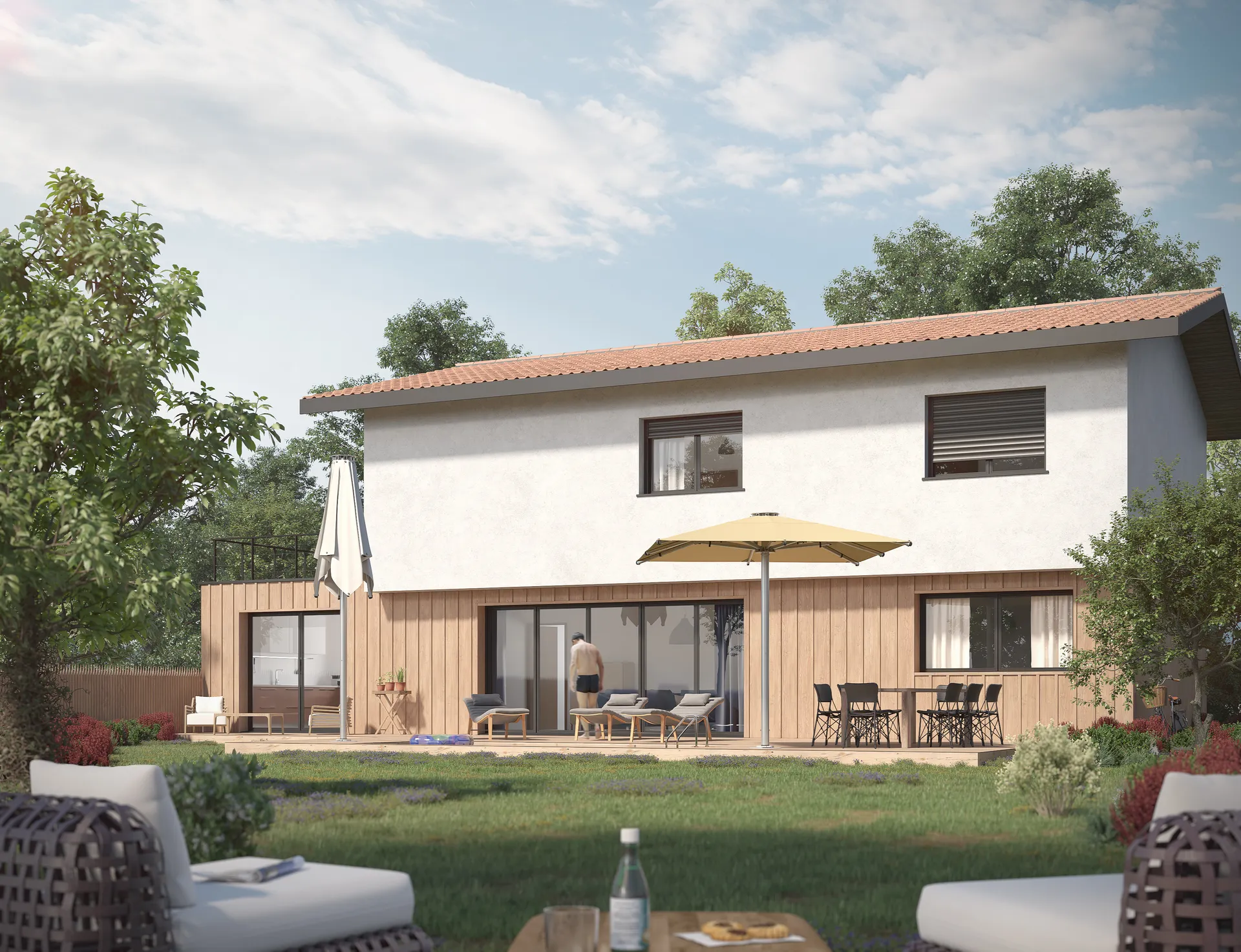 maison individuelle passive sur la commune de Carcans