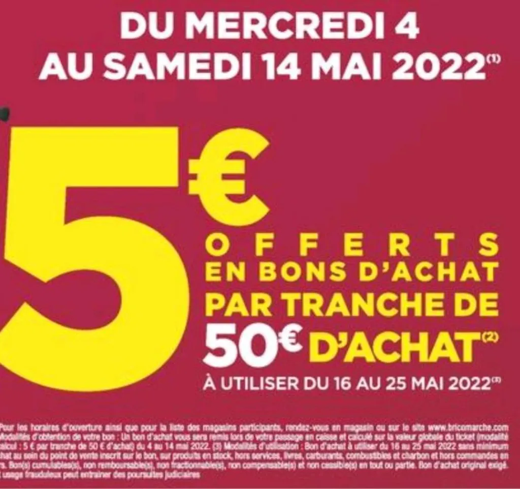 Anniversaire Bricomarché 