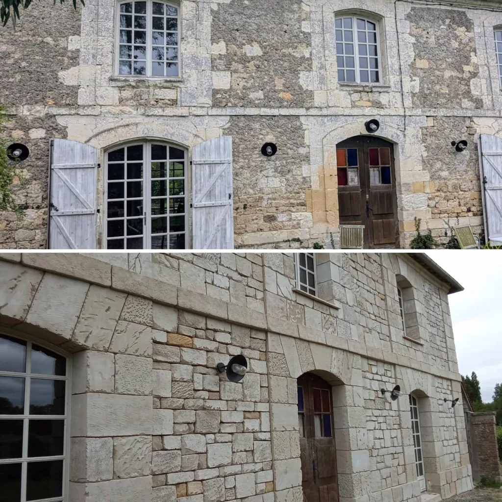 Le ravalement aspect pierre sur maison ancienne pour conserver son charme et son authenticité à Etretat et ses alentours 76