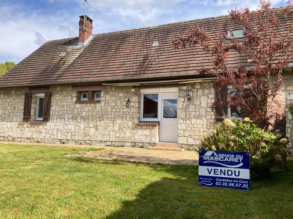 Maison de plain pied à vendre dans le centre de La Mailleraye sur Seine - 3 chambres - Très lumineux