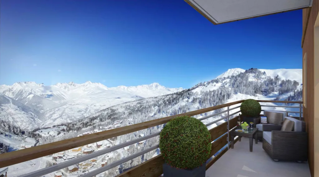 Plagne centre appartement T2 dans résidence secondaire