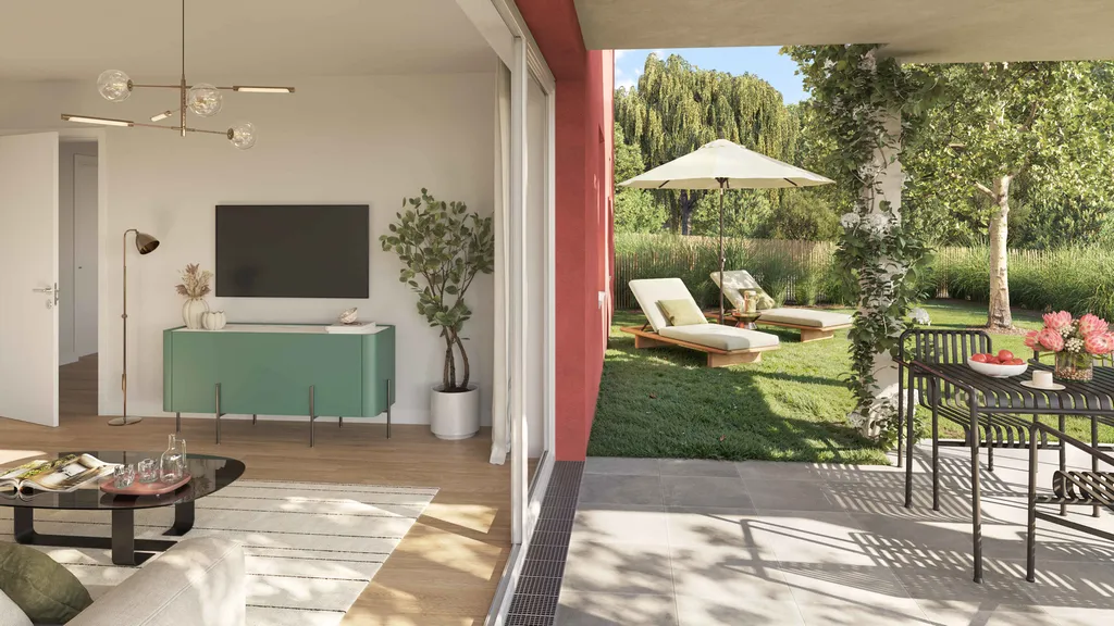 Appartements neufs du 2 au 4 pièces à Ernolsheim-Bruche dans cadre verdoyant recherché calme proche Strasbourg attractif