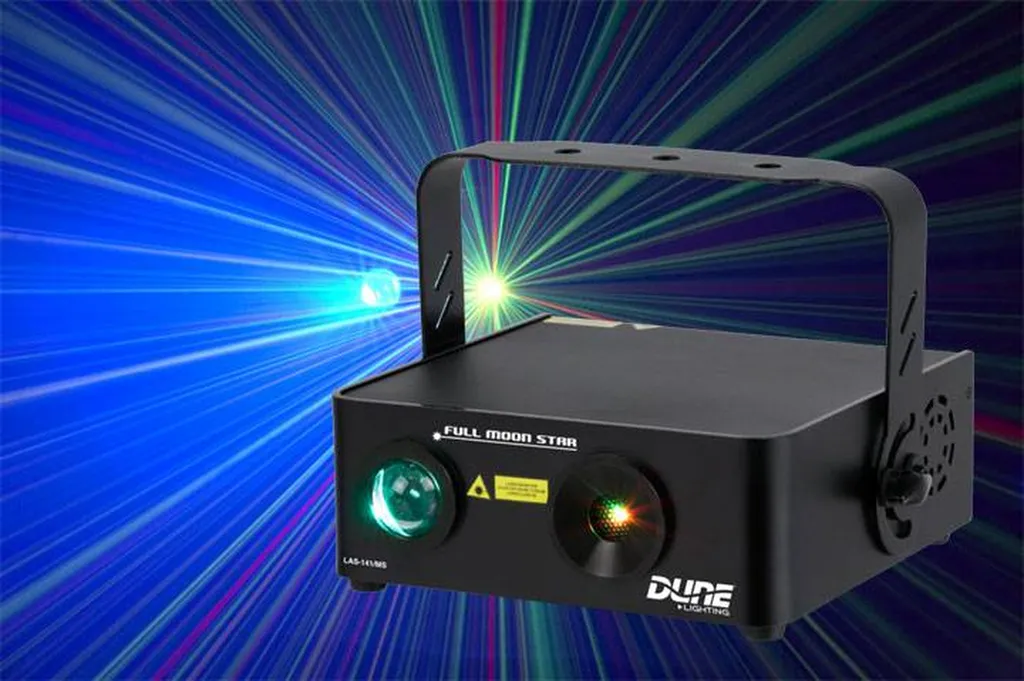 Laser Multipoints vert et rouge avec led bleue