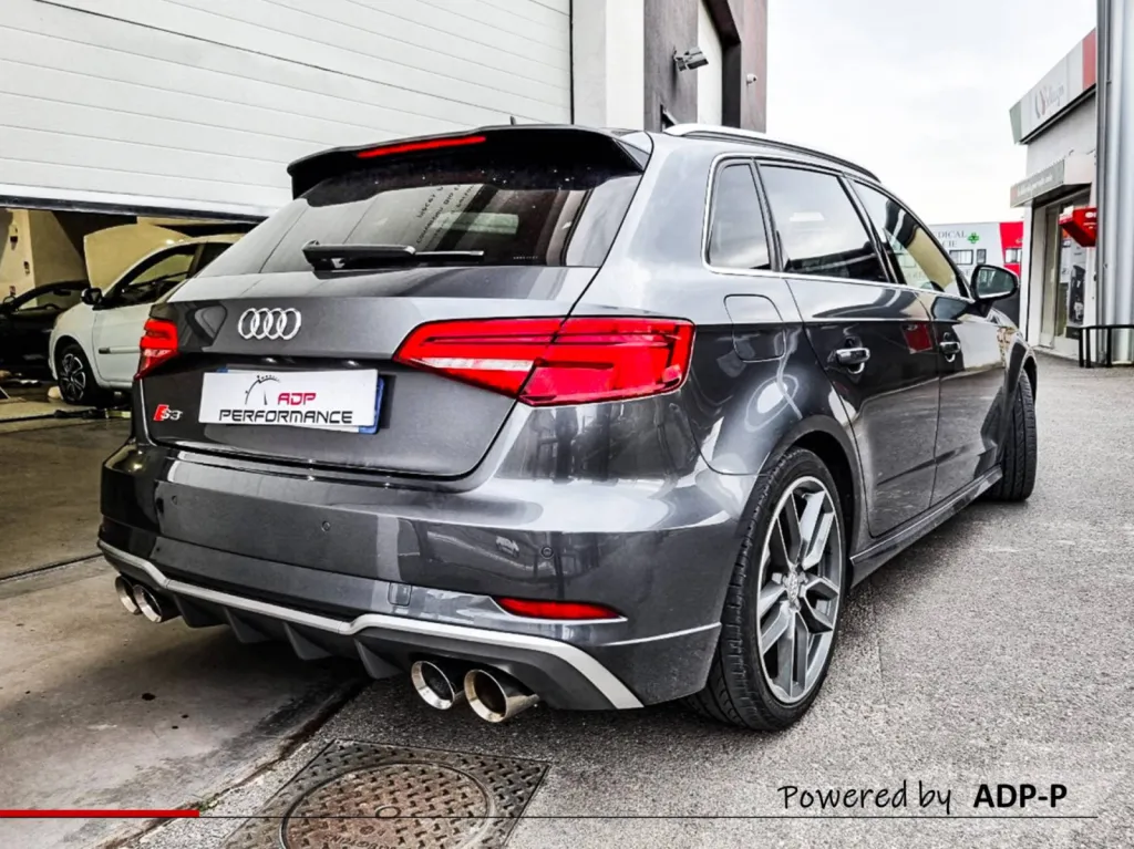 Audi S3 8v : Fourniture et installation d'un catback ( demi-ligne) ) à clapets Cende Exhaust