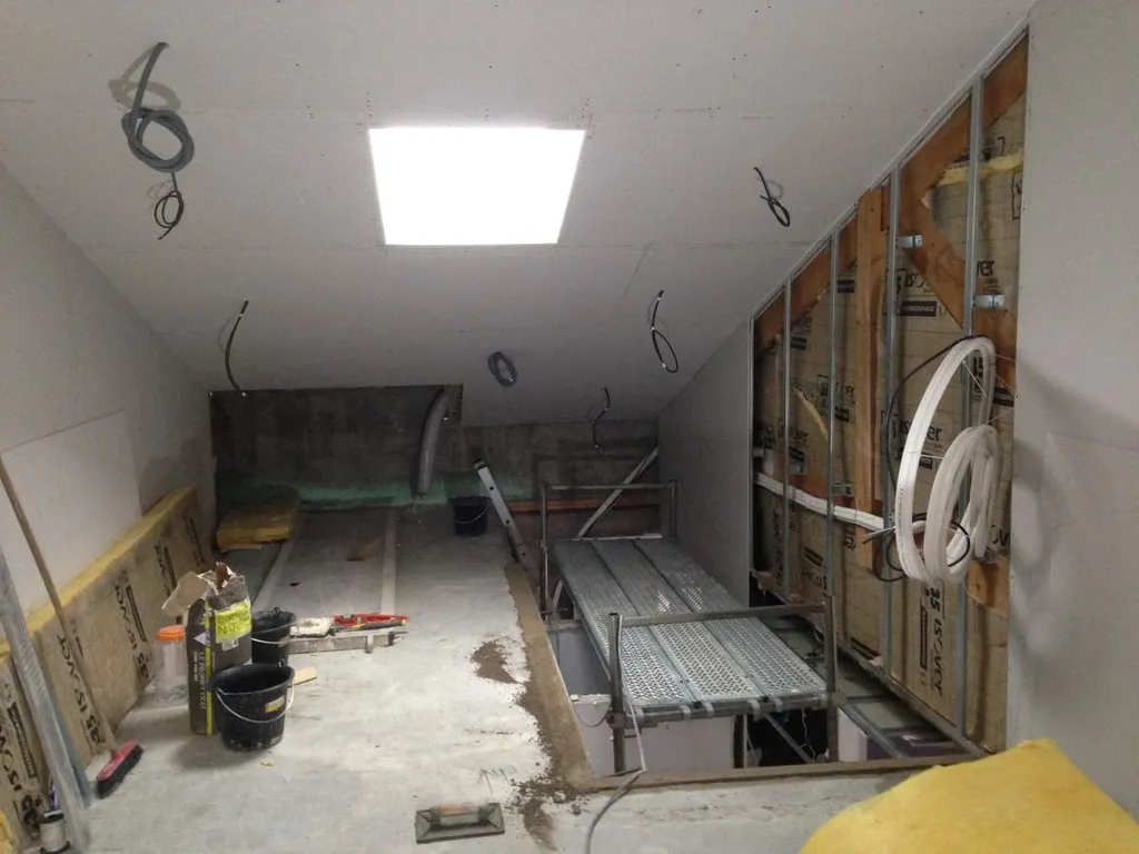 Aménagement des combles d'une maison individuelle à Eyguières - doublages