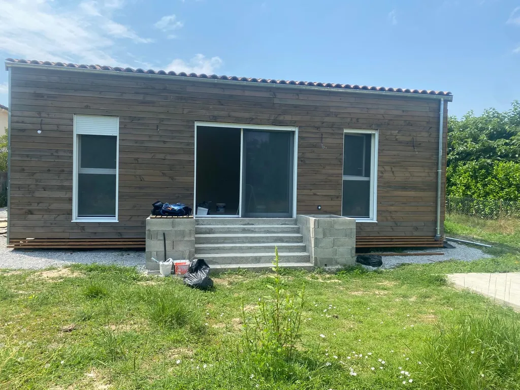 Maison ossature bois clé en main réalisée à Saint-Orens-de-Gameville près de Toulouse (31)