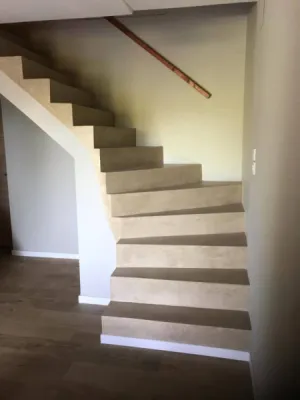 Réalisation terminé en béton ciré TERRE DU MONDE