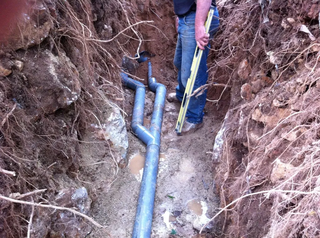 Jonction Pvc sous terre pour microstation GRAF Carat, Draguignan