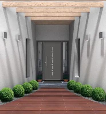 Porte d'Entrée PVC Monobloc