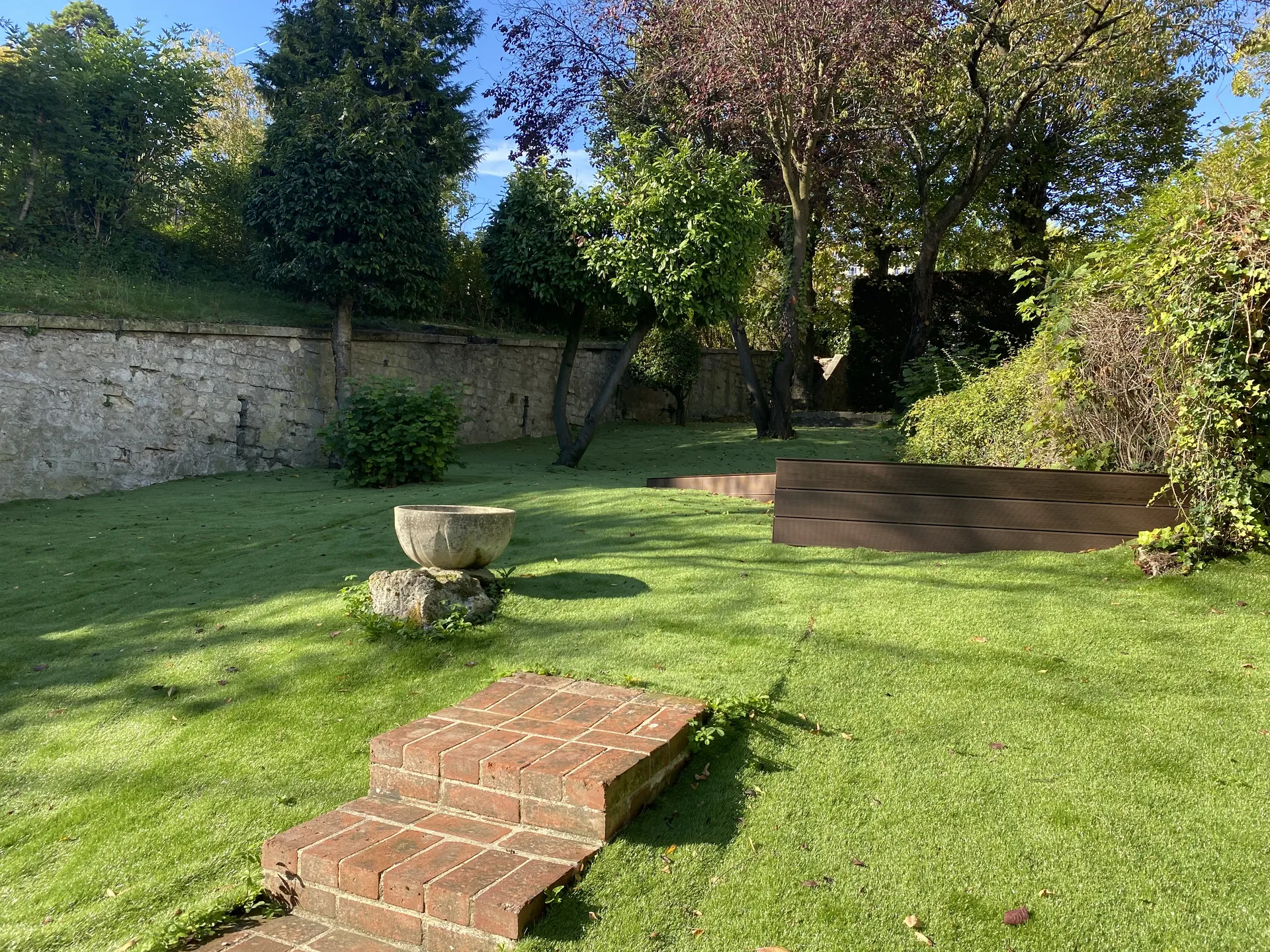 Jardin de la copropriété 