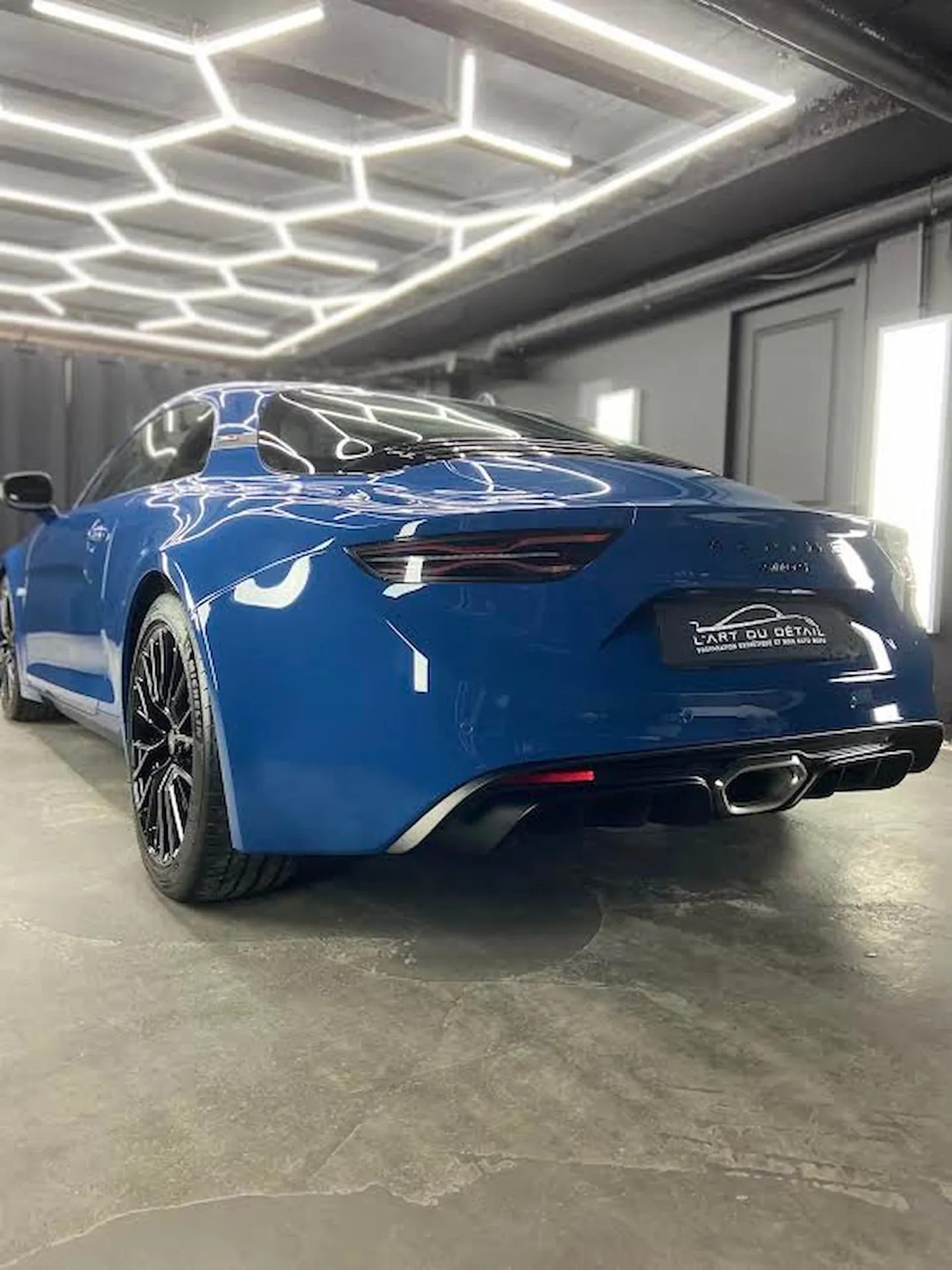 alpine a110s protection céramique carrosserie haut de gamme